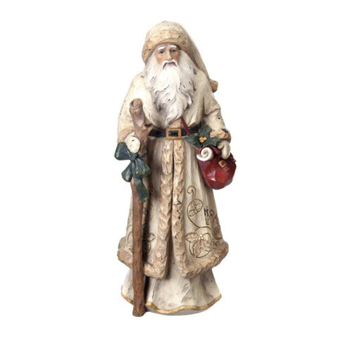 15" Resin Old World Santa Bag, thetreeboutique.ai