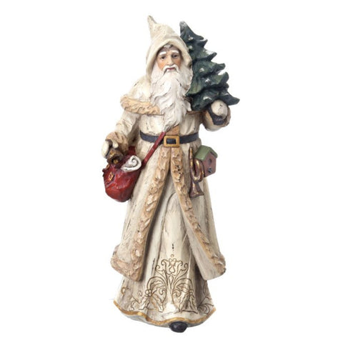 15" Resin Old World Santa - Tree, thetreeboutique.ai