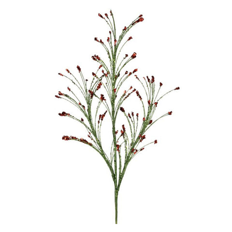 36" Glitter Sequin Tip Grass Spray, thetreeboutique.ai