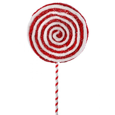 15" Frosted Felt Lollipop Pick, thetreeboutique.ai