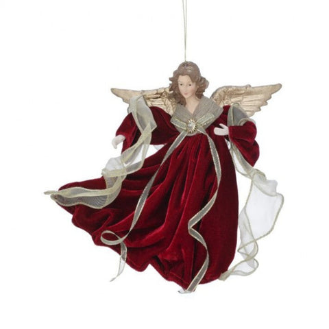 10" Gilded Flying Angel, shohptreeboutique.com