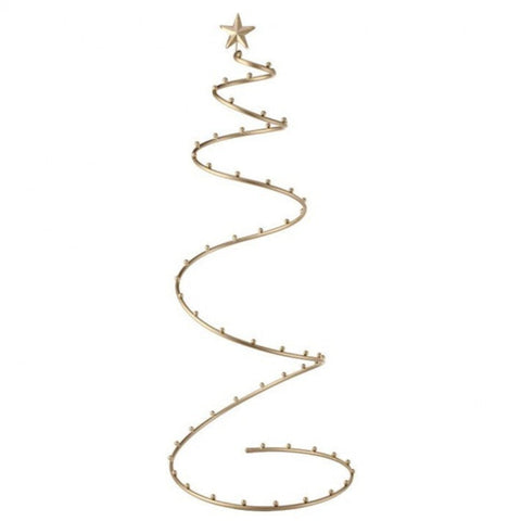 47" Iron Hanging Spiral Ornament Holder, shoptreeboutique.com