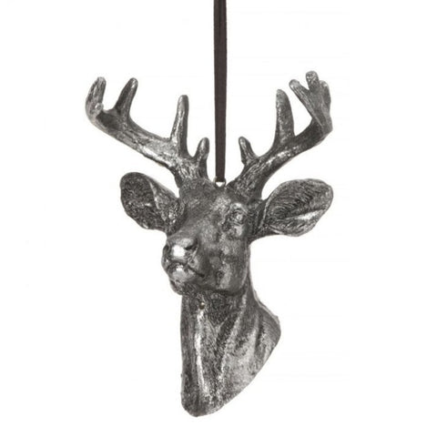 4" Resin Deer Bust Ornament, thetreeboutique.ai