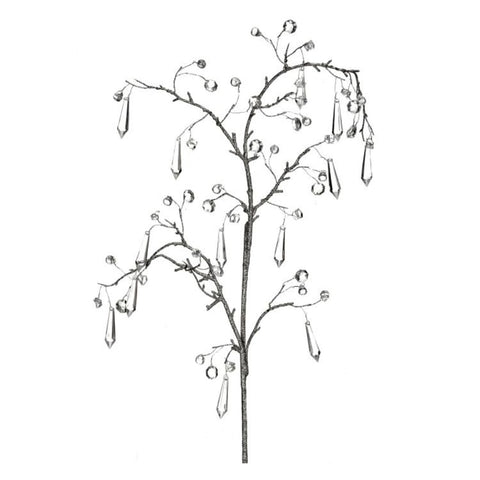 43" Acrylic Crystal Drop Spray, thetreeboutique.ai