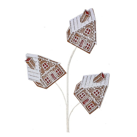 26" Felt Gingerbread Stem X3, thetreeboutique.ai