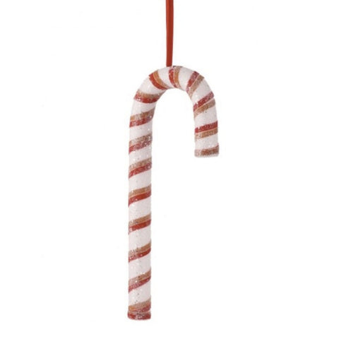 18" Sugar/Spice Gingerbread Candy Cane, thetreeboutique.ai