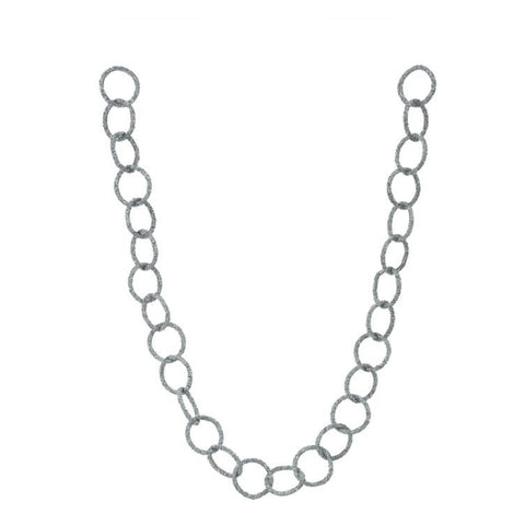 60" Metallic Loop Garland, thetreeboutique.ai