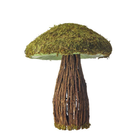 12" Moss/Twig Mushroom, thetreeboutique.ai