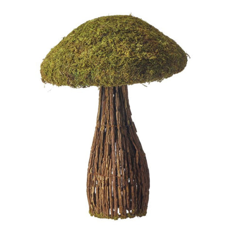 17" Moss/Twig Mushroom, thetreeboutique.ai