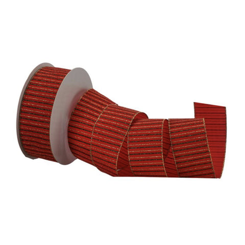 2.5"X20Y Glitter Stripe Velvet Ribbon, thetreeboutique.ai