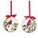 6" Cardinal Disc Ornament