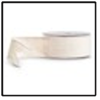 2.5" x 10 Yds Cream Corduroy Ribbon