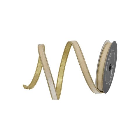 1" Cream Flashy Velvet Ribbon \ 10 yards, shoptreeboutique.com
