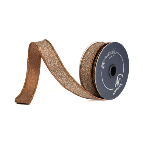 1" Cappuccino Stardust Ribbon \ 10 yards, shoptreeboutique.com