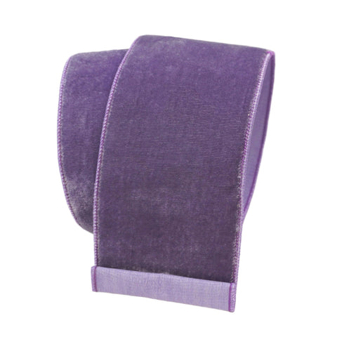 2.5" Violet Velvet Luster Ribbon \ 10 yards, shoptreeboutique.com