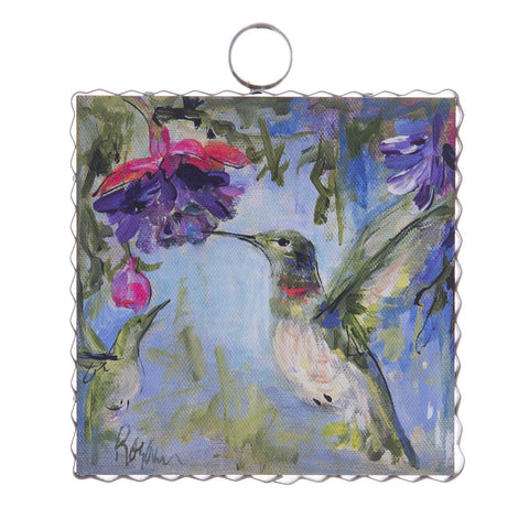 Mini Art Hummingbird & Fuchsia, shoptreeboutique.com