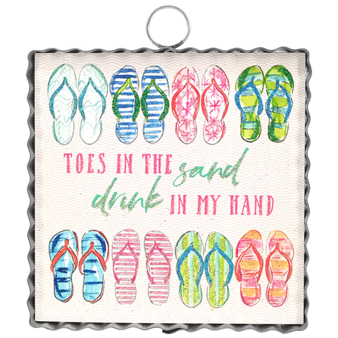 Mini Art "Toes In The Sand", shoptreeboutique.com