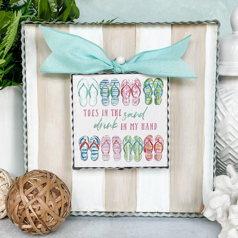 Mini Art "Toes In The Sand", shoptreeboutique.com