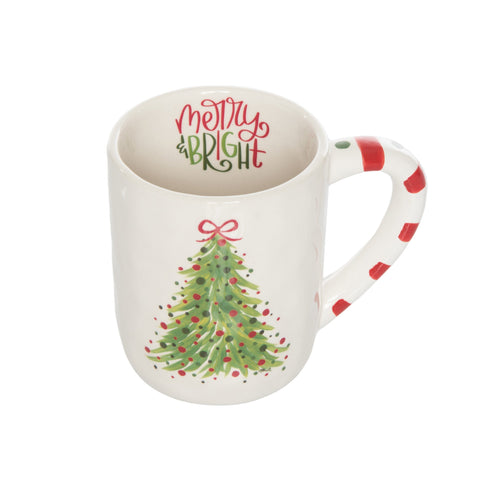 Ceramic Dot Christmas Tree Mug, shoptreeboutique.com