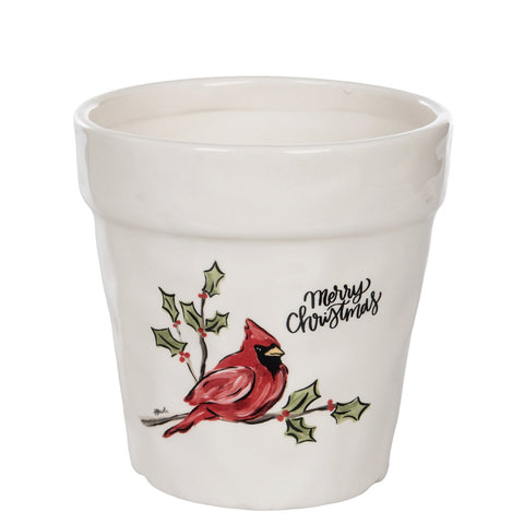 4.5" Ceramic Cardinal Pots, shoptreeboutique.com