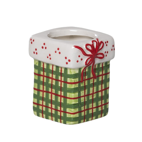 Ceramic Christmas Presents Toothpick Holder, shoptreeboutique.com