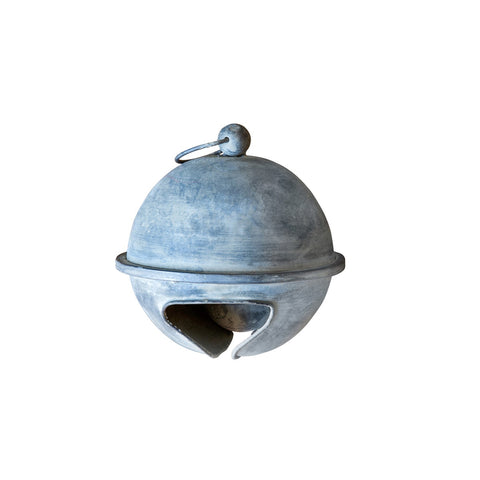 6" Weathered Tin Jingle Bell – Small, shoptreeboutique.com