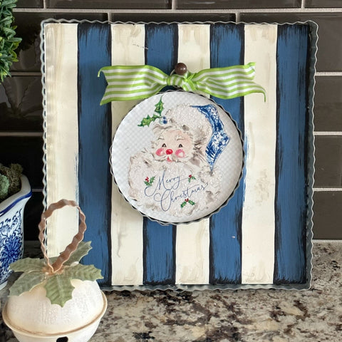 Blue & White Striped Mini Gallery Display Board, shoptreeboutique.com