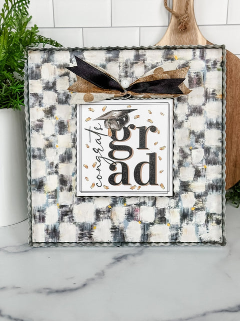 Rozie's Checked Display Board, shoptreeboutique.com