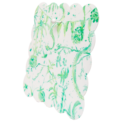 Gallery Scallop Green Chinoiserie Display Board, shoptreeboutique.com