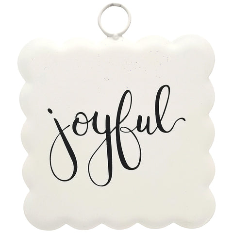 Mini Scallop Art Joyful, shoptreeboutique.com