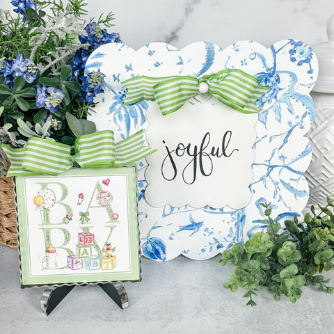 Mini Scallop Art Joyful, shoptreeboutique.com