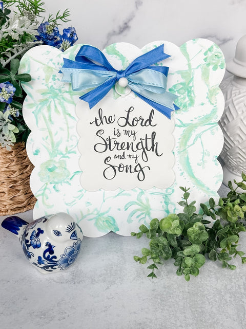 Mini Scallop Art The Lord Is My…"