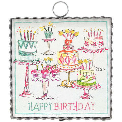 Mini Beck's Cake Explosion Art, shoptreeboutique.com