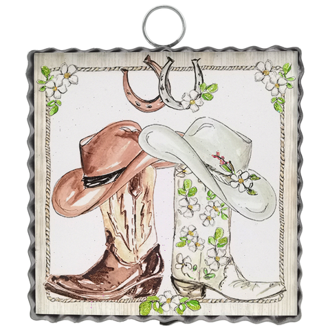 Mini Art Mr. & Mrs. Western Boots, shoptreeboutique.com