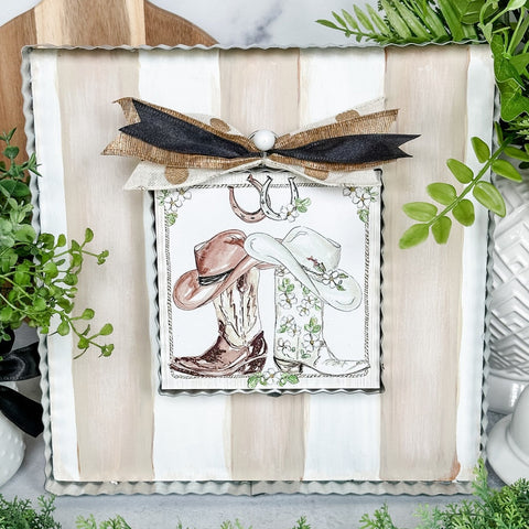 Mini Art Mr. & Mrs. Western Boots, shoptreeboutique.com