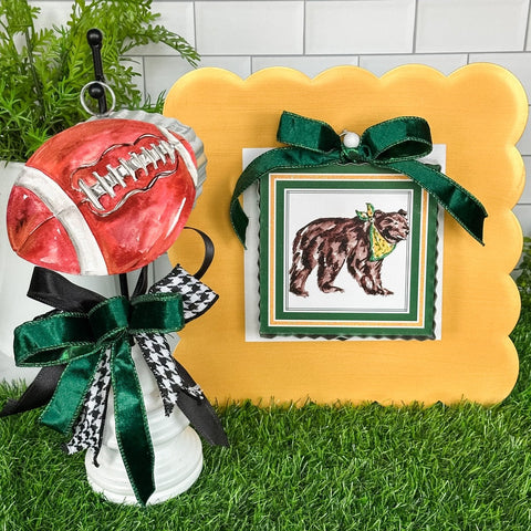 Mini Football Charm, shoptreeboutique.com