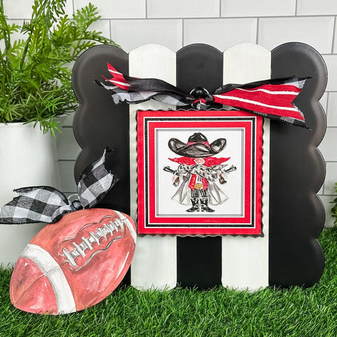 Mini Football Charm, shoptreeboutique.com