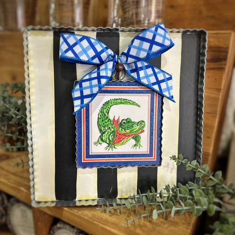 Blue and White Bow, shoptreeboutique.com