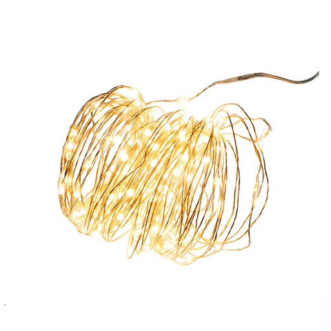 200-Light Warm White Super bright LED Silver Wire Light Set, 75.5', thetreeboutitque.ai