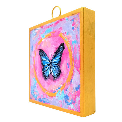 Mini Art Elegant Blue Butterfly, gypsyhousedesign.com