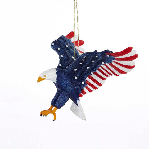 Stars and Stripes Eagle Ornament by Kurt Adler, shoptreeboutique.com
