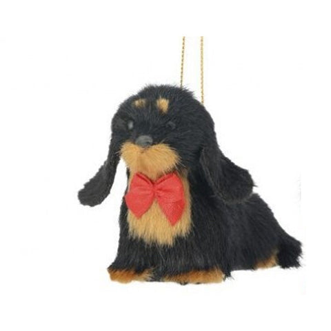 Dachshund Hound Faux Fur Holiday Dog, shoptreeboutique.com