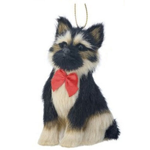 Husky Faux Fur Holiday Dog, shoptreeboutique.com