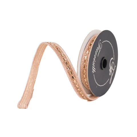 0.75" Brilliant Baguettes Decorative Trim – Gold | 5 Yards, shoptreeboutique.com