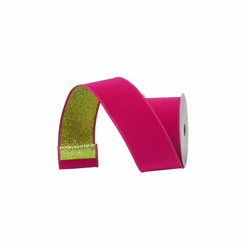 FUSION HOT PINK & LIME 2.5"X10YD