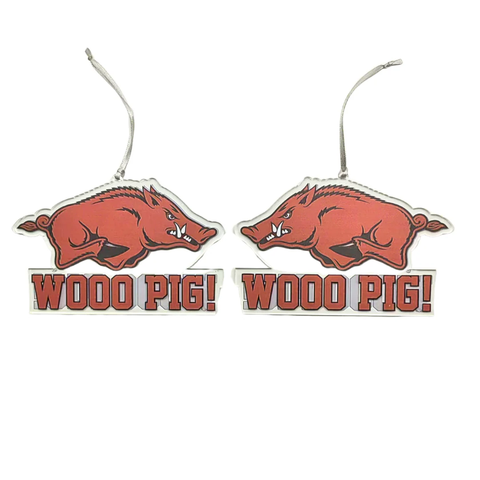 Arkansas Logo Acrylic Ornament ARK801240