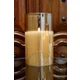 5.75x9.75" CHAMPAGNE RADIANCE POURED CANDLE 478248