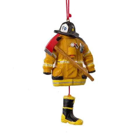 Firefighter Uniform Ornament by Kurt Adler, shoptreeboutique.com