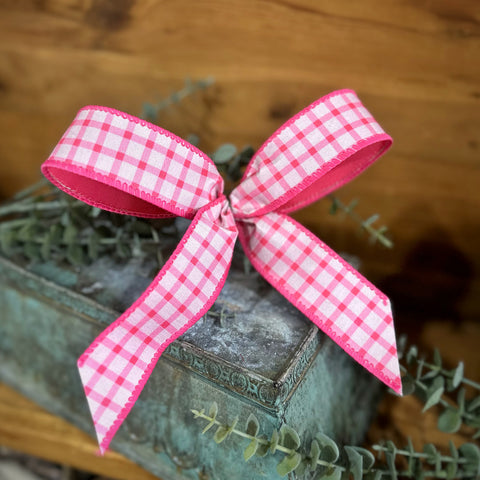 Pink and White Bow, shoptreeboutique.com