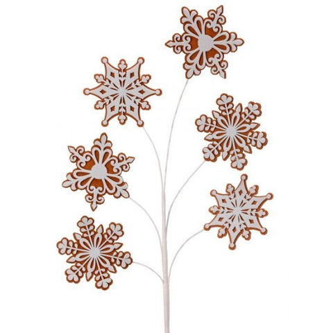 28" Gingerbread Spray